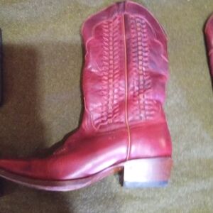 SHYANNE WOMEN'S LEATHER LACED WESTERN BOOTS - SNIP TOE